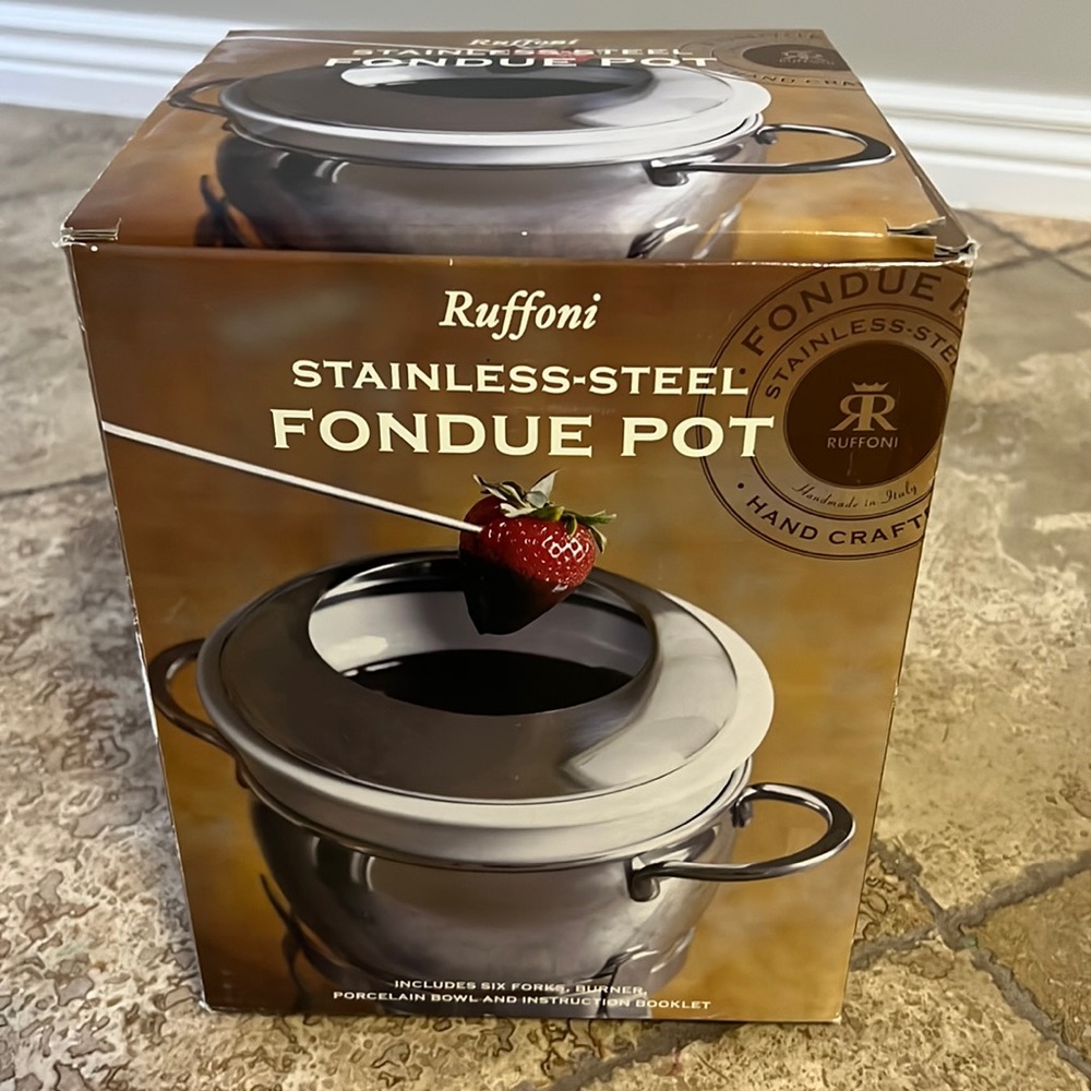 Ruffoni Stainless Steel Fondue Pot